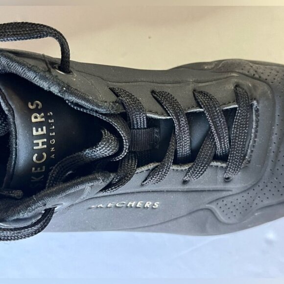 Skechers Men’s Black Athletic Sneakers Size 10 (EU 40) Air Cooled Memory Foam - Picture 12 of 16